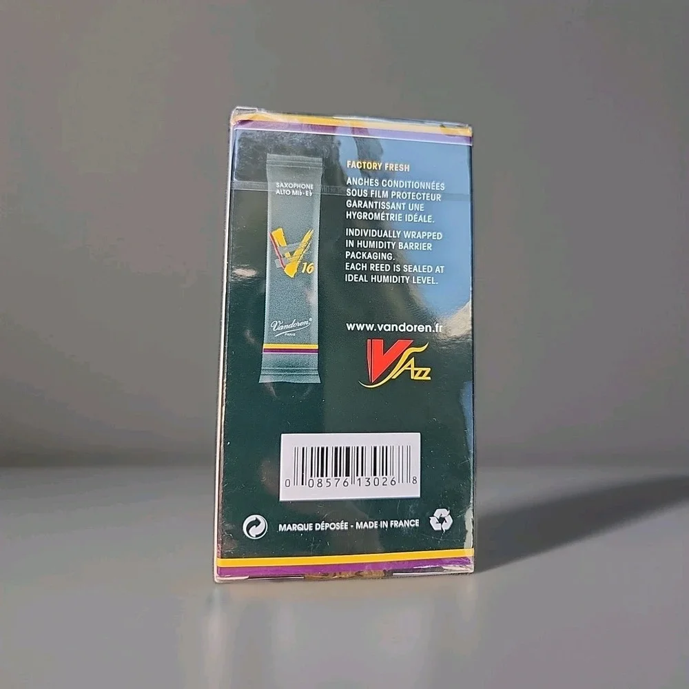 Vandoren V16 Alto Saxophone‎ Reeds - 10 Per Box